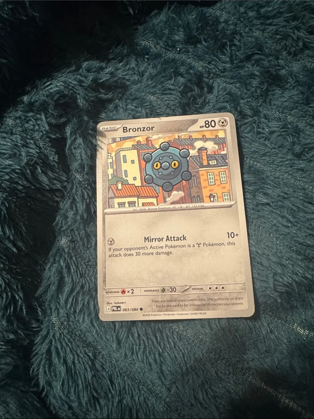 Bronzor Pokemon Trading Card